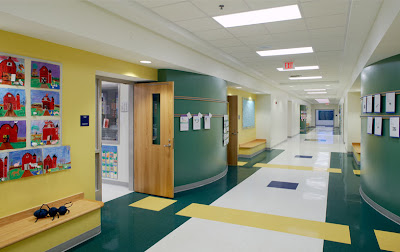 elementary interior architecture creekside freelon schools modern international education decoration